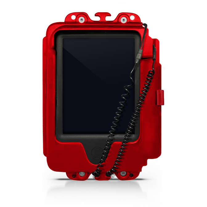 Double-sided plastic case for DUSLATE mini (red)